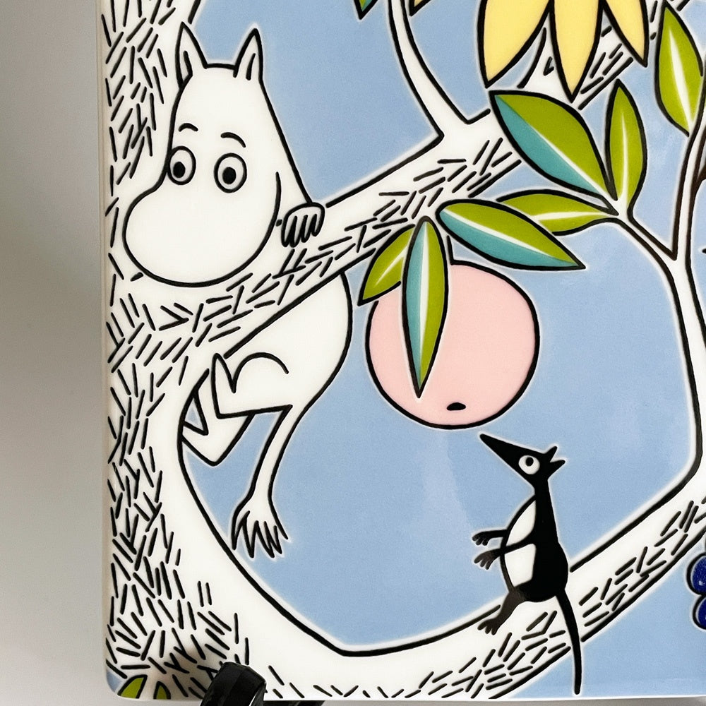 アラビア ARABIA ムーミンデコツリー MOOMIN DECO TREE 陶板 プレート ムーミン トーベ・ヤンソン フィンランド 北欧食器 廃番 ■