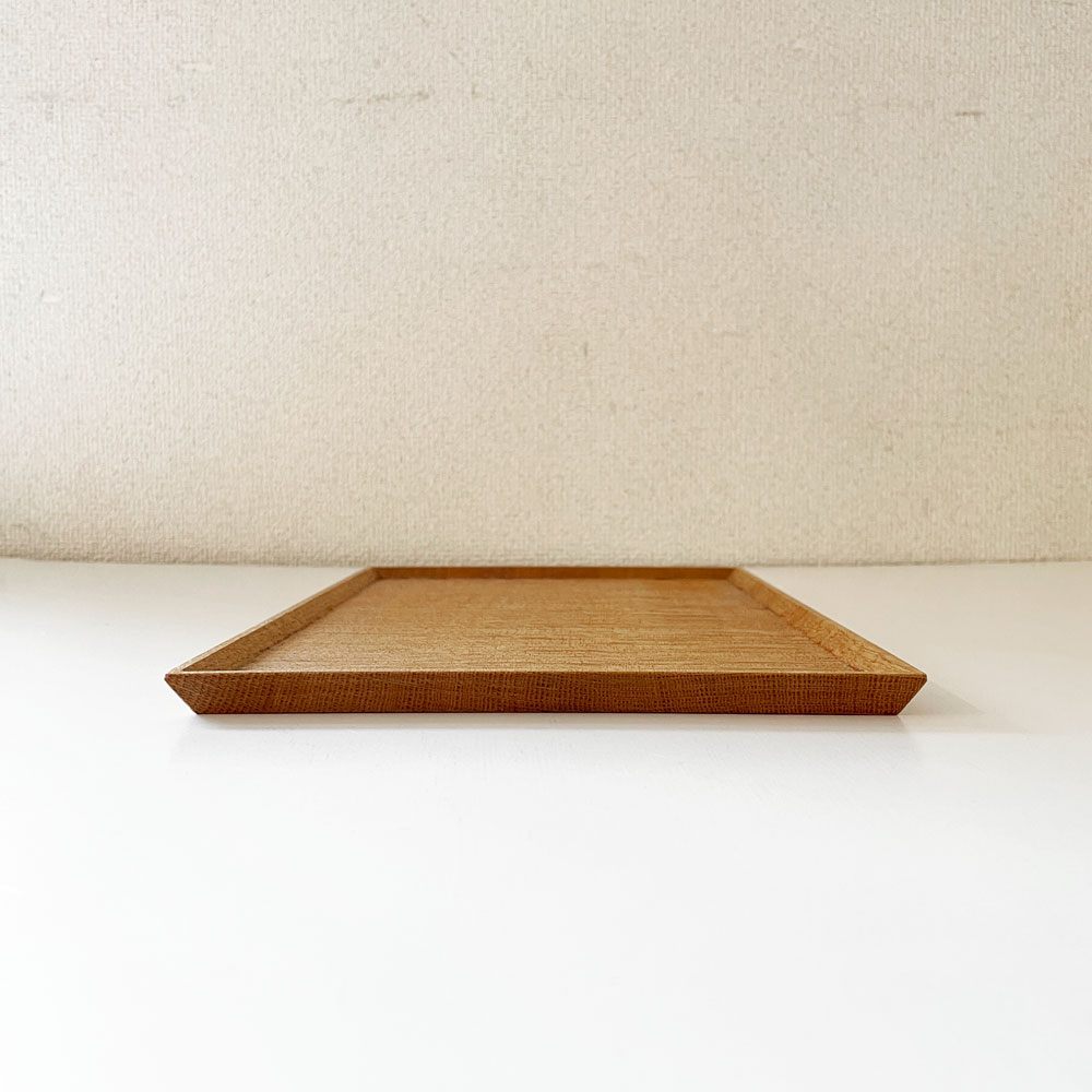 富井貴志 Takashi Tomii シキモノ shikimono 木製トレイ Mサイズ 20×30cm ナラ材 プレート 盆 木工 現代作家 定価￥11,550- C ◎