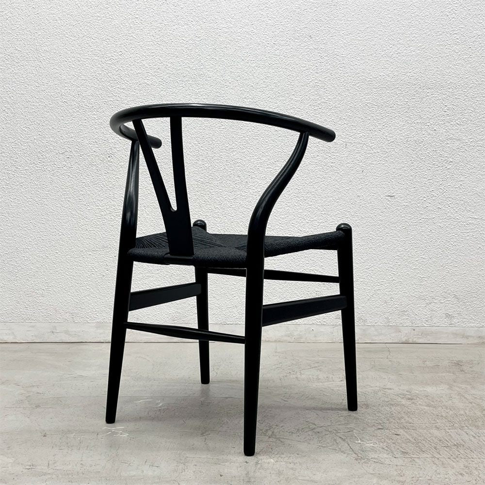 カールハンセン＆サン Carl Hansen & Son CH24 Yチェア ブラックラッカー × ブラックペーパーコード  ハンス・J・ウェグナー オーク材 〓