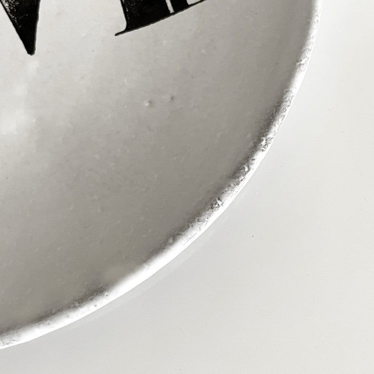 アスティエ・ド・ヴィラット ASTIER de VILLATTE ジョンデリアン JOHN DERIAN ラブ Love スモールプレート Φ16cm 陶器 フランス ■