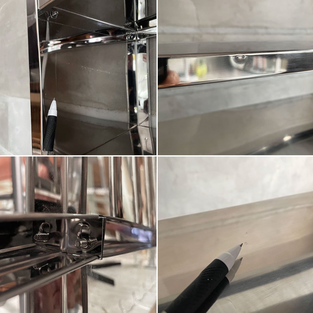 ヘイ HAY インディアンプレートラック INDIAN PLATE RACK  Lサイズ  キッチンラック  ウォールラック 壁掛け ステンレス 北欧 デンマーク 廃番希少 ♪