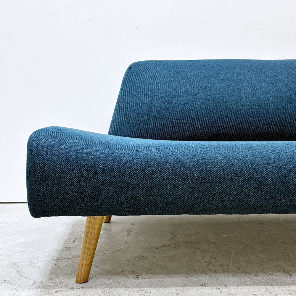 イデー IDEE アーオ ソファ AO SOFA 2シーター 2Pソファ 2人掛け ファブリック 岡嶌要 モダンデザイン ブルー 定価￥89,900- ●