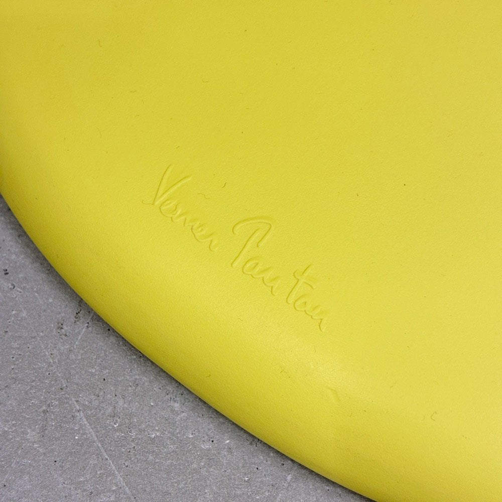 ヴィトラ vitra パントンチェア ダイニングチェア スタッキングチェア イエロー ヴェルナー・パントン Panton ミッドセンチュリー スペースエイジ B ◎