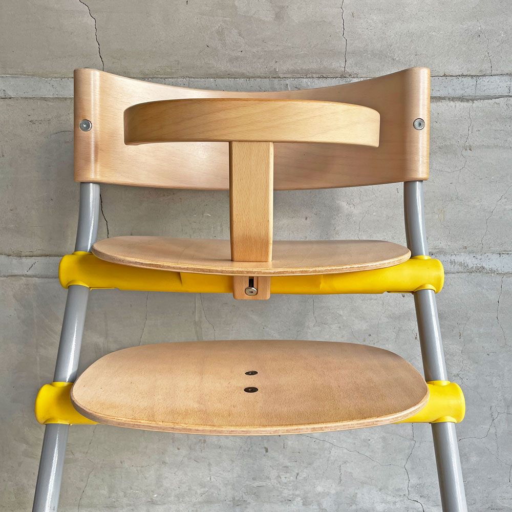 ブリオ BRIO フレックスチェア Flex Chair ベビーチェア ガード付き イエロー ステップアップチェア スウェーデン ♪