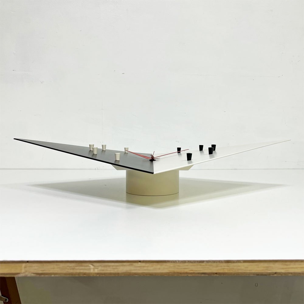 ヴィトラ Vitra カイトクロック Kite Clock 壁掛け時計 ウォールクロック ブラック × ホワイト ジョージネルソン ミッドセンチュリー 箱付き ●