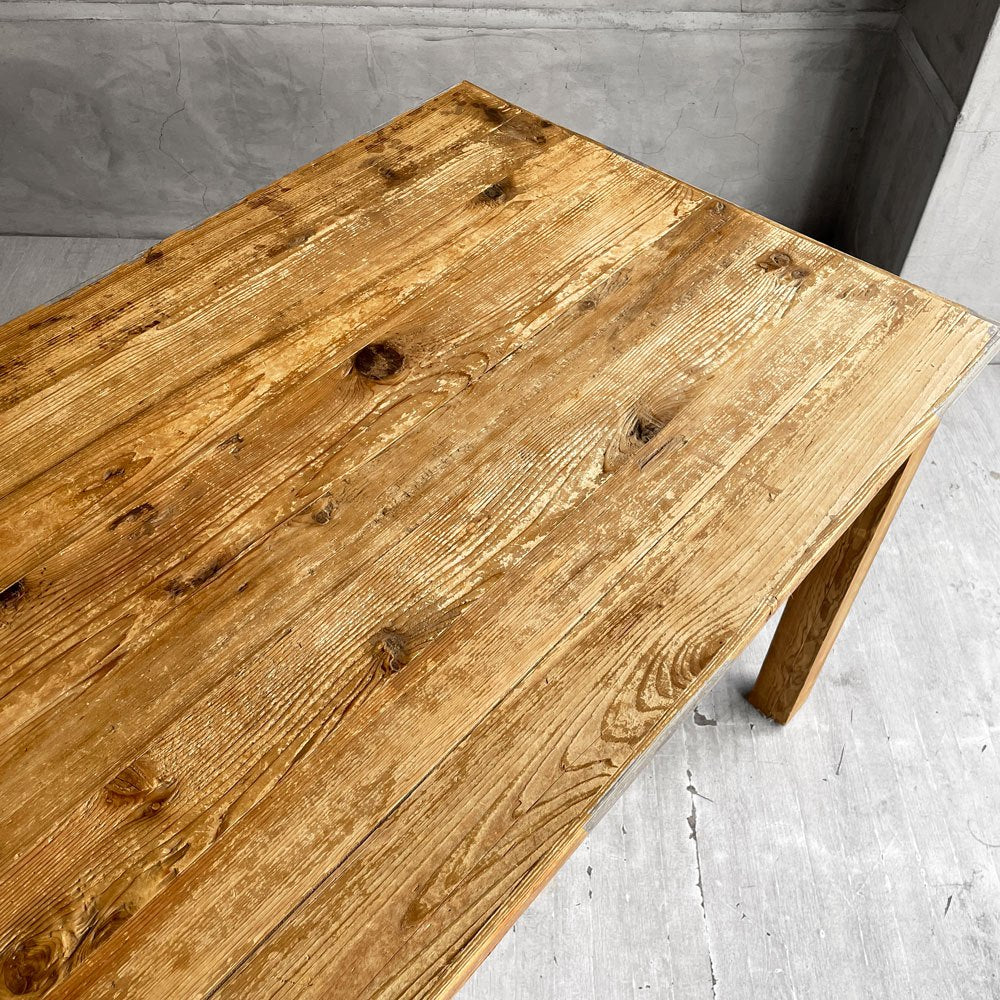 クラッシュゲート CRASH GATE イージーライフ EASY LIFE ヨハン JOHAN ダイニングテーブル パイン古材 W140cm 廃番仕様 ♪