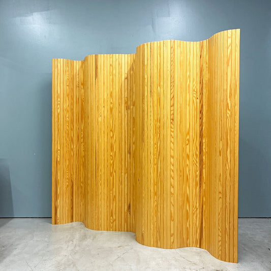 アルテック artek パーテーション100 スクリーン 100B 間仕切り パイン材 アルヴァ・アアルト W200×150cm ◎