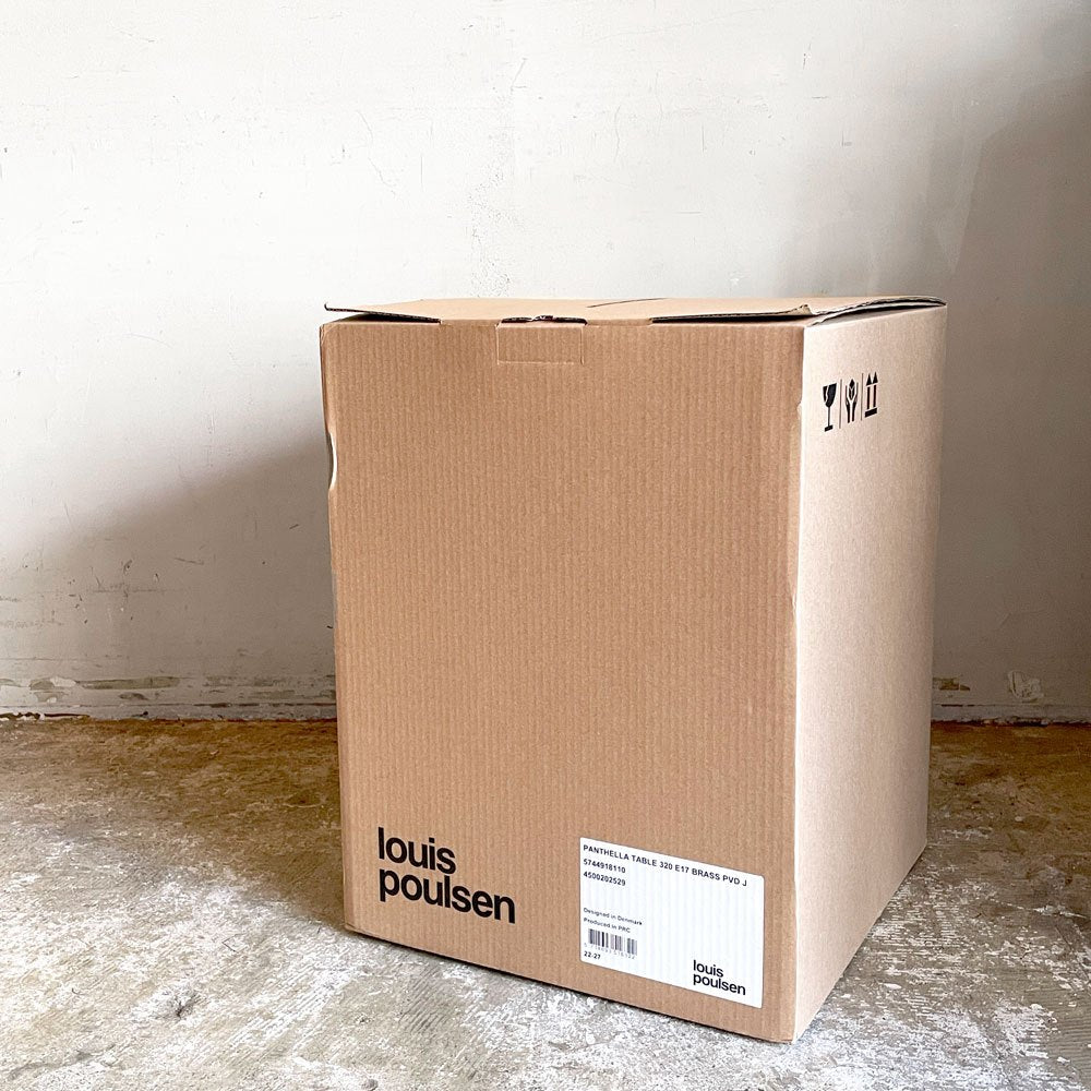 ルイスポールセン Louis Poulsen パンテラ320 Panthella320 テーブルライト 卓上照明 真鍮メタライズド 箱付 ヴェルナー・パントン 箱付き 未使用品 ■