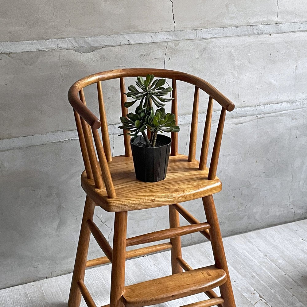 クラッシュゲート CRASH GATE イージーライフ EASY LIFE ポピー キッズチェア POPPY KIDS CHAIR 子ども椅子 チャイルドチェア ホワイトオーク オーク無垢材 オイル仕上げ 関家具 ♪