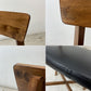 ジャーナルスタンダードファニチャー j.s.F シノン CHINON CHAIR ダイニングチェア PVCレザーシート  ラバーウッド材 ブラック B ●