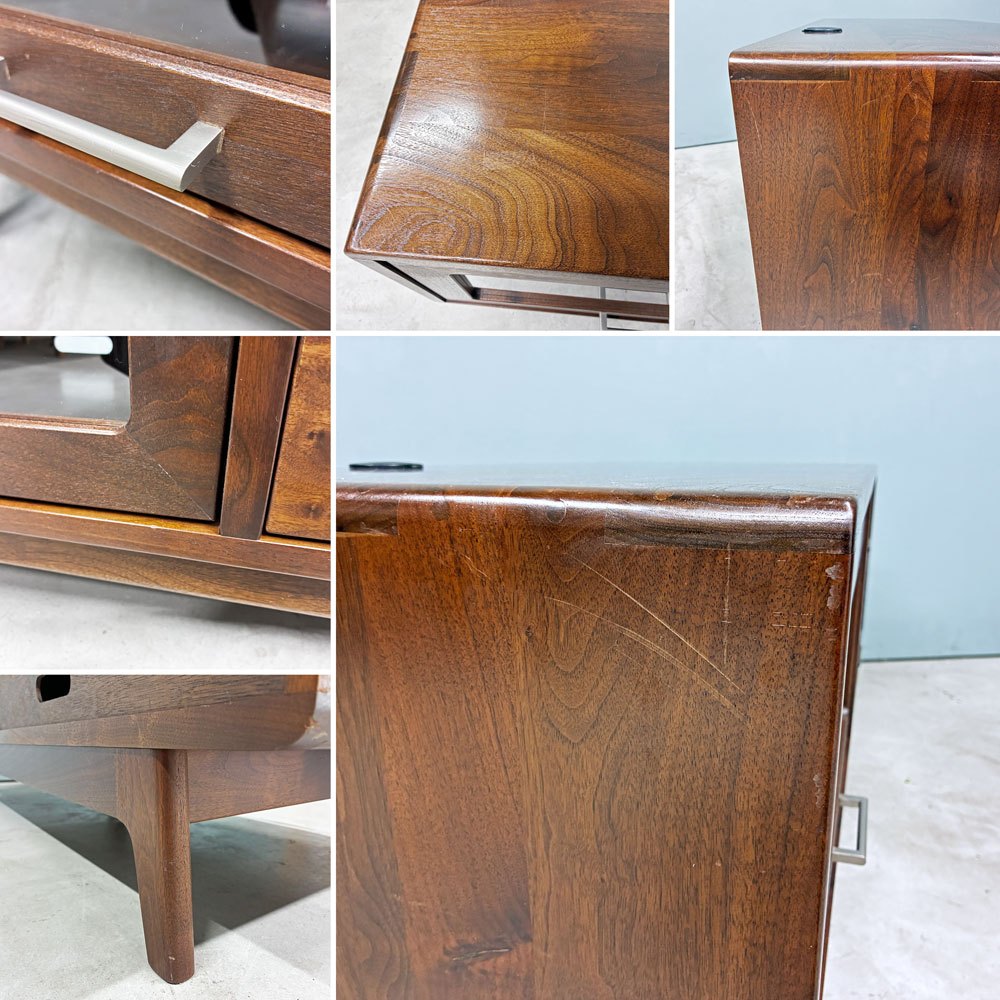 IDC大塚家具 OTSUKA ノルディー Nordy ウォールナット材 テレビボード w110cm 起立木工 北欧スタイル ◎