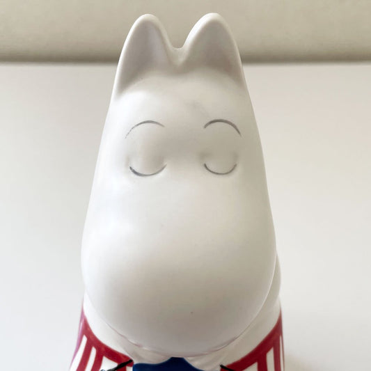 アラビア ARABIA ムーミンフィギュア MOOMIN ムーミンママ 編み物 陶器人形 箱付 フィンランド 北欧雑貨 旧ロゴ 廃番 ◎