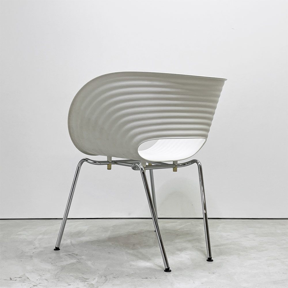 ヴィトラ vitra トムバックチェア Tom Vac ダイニングチェア スタッキングチェア ロン・アラッド ホワイト モダンデザイン A ●
