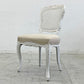 サラグレース Sarah Grace SGD デビュー ダイニングチェア DEBUT DINING CHAIR CHARM BD WHITE&NATURAL LINEN ラタンバック アンティーク風 オーク材 参考価格約55,000円 C 〓