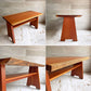 クラフトファニチャー Craft furniture ダイニングテーブル ウォールナット無垢材 耳付き 天然木 アジャスター付き W130cm ♪
