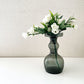 ヌータヤルヴィ Nuutajarvi ベース Vase 1483 フラワーベース 花瓶 グレー H18.5cm オイバ・トイッカ Oiva Toikka フィンランド 北欧ビンテージ ◎