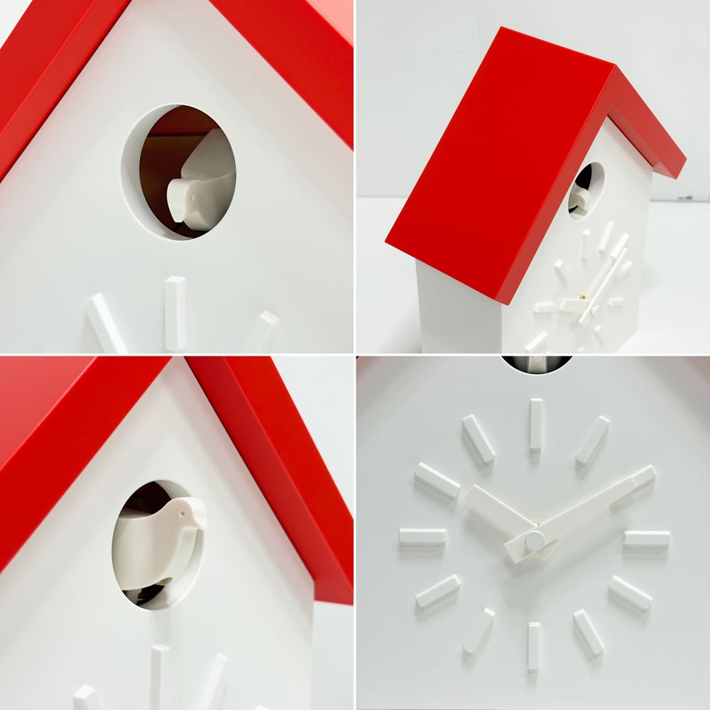 マジス MAGIS クークロック CU-CLOCK 鳩時計 オレンジ 未使用品 動作確認済み 深澤 直人 イタリア モダンデザイン 参考価格¥59.400- ●