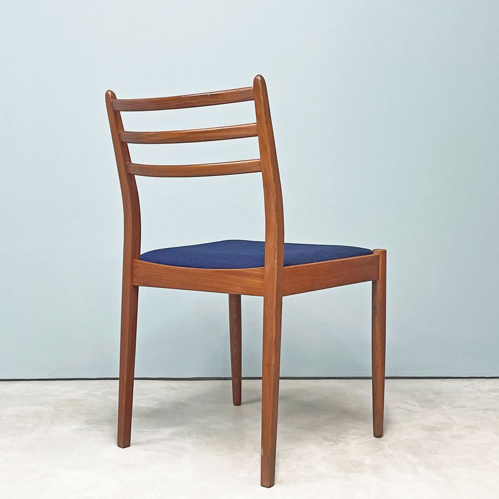 エベネゼルグーム Ebenezer Gomme ジープラン G-PLAN チーク材 ダイニングチェア Victor Wilkins ファブリック張替え済 英国 UKビンテージ B ◎