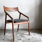 宮崎椅子製作所 ペペチェア PEPE side chair 背無垢タイプ ウォールナット ファブリックシート グレー系 フィンガージョイント 村澤一晃 B ■