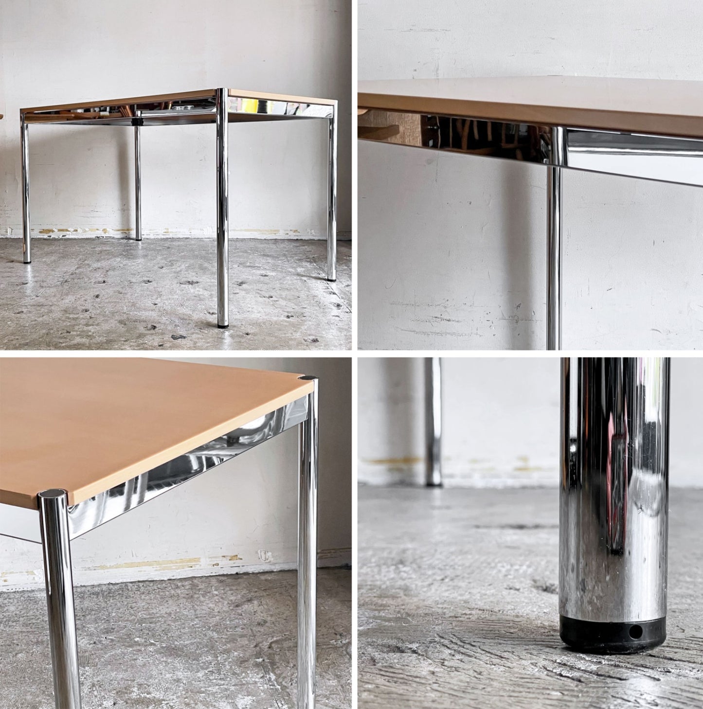 USMハラー USM Haller モジュラーファニチャー Modular Furniture ハラーテーブル ワークデスク ナチュラル ビーチ材 天板 ■