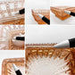 インペリアルグラス Imperial Glass ビーデッドブロック Beaded Block ボウル ピンク USビンテージ ●