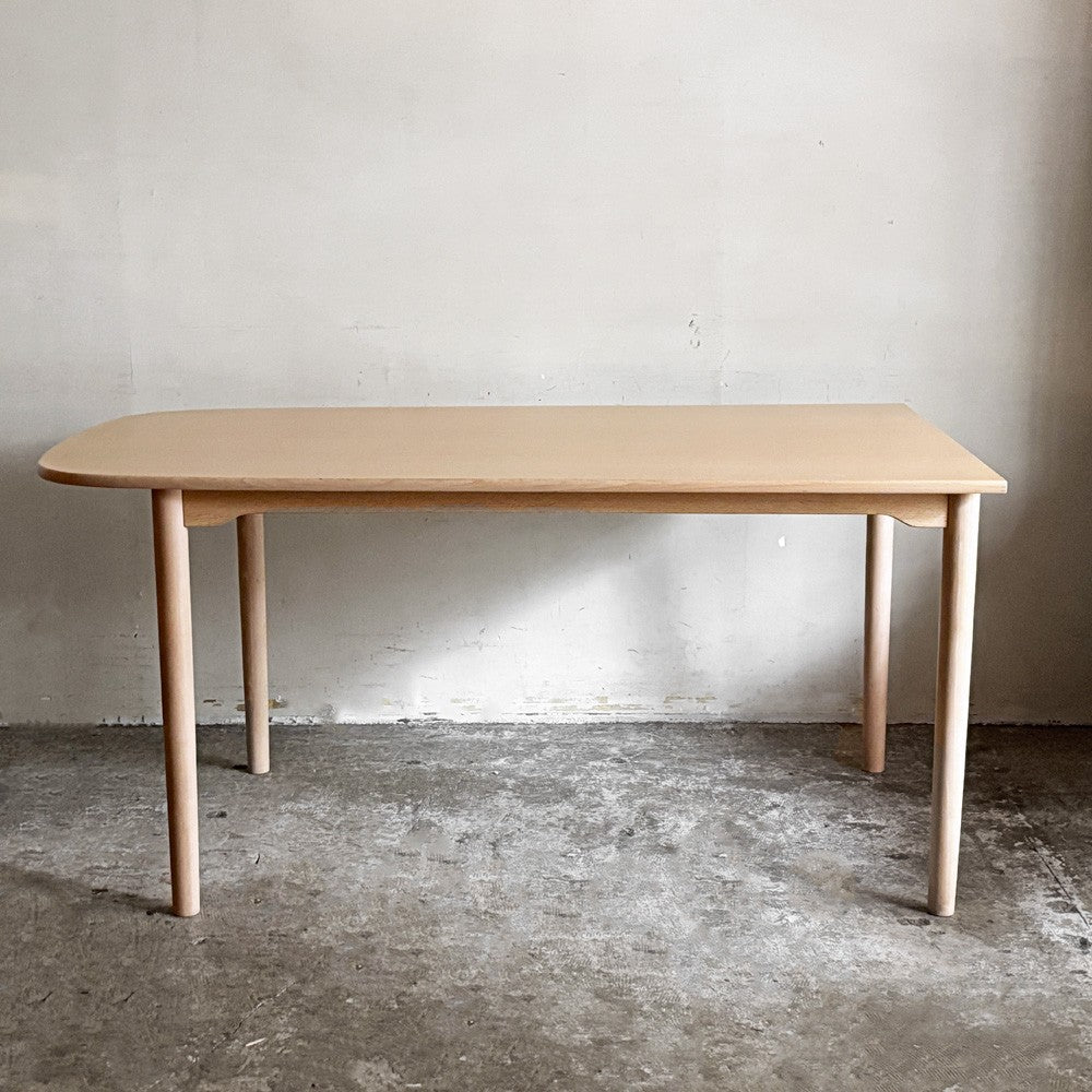 アクタス ACTUS × マルニ木工 MARUNI × 深澤直人 アオヤマ AOYAMA ダイニングテーブル ビーチ材 半楕円型 W150cm ナチュラル オーダー品 ■