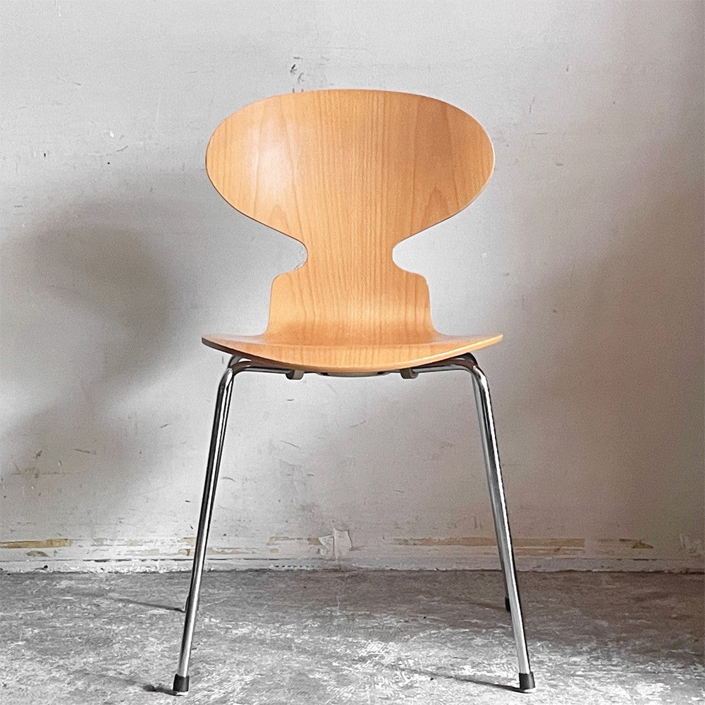 フリッツハンセン Fritz Hansen 3101 アリンコチェア アントチェア 4本脚 ナチュラルビーチ ラッカー仕上げ フェルトグライズ アルネ・ヤコブセン A ■