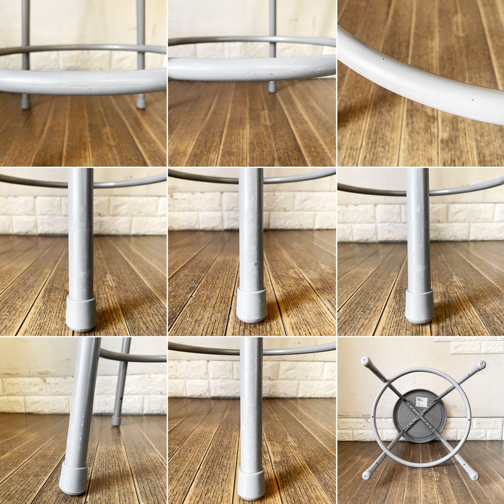 パシフィックファニチャーサービス Pacific Furniture Service P.F.S. ラボスツール LAB STOOL ハイスツール Mサイズ H61cm USビンテージスタイル 定価￥14,300- A ◎