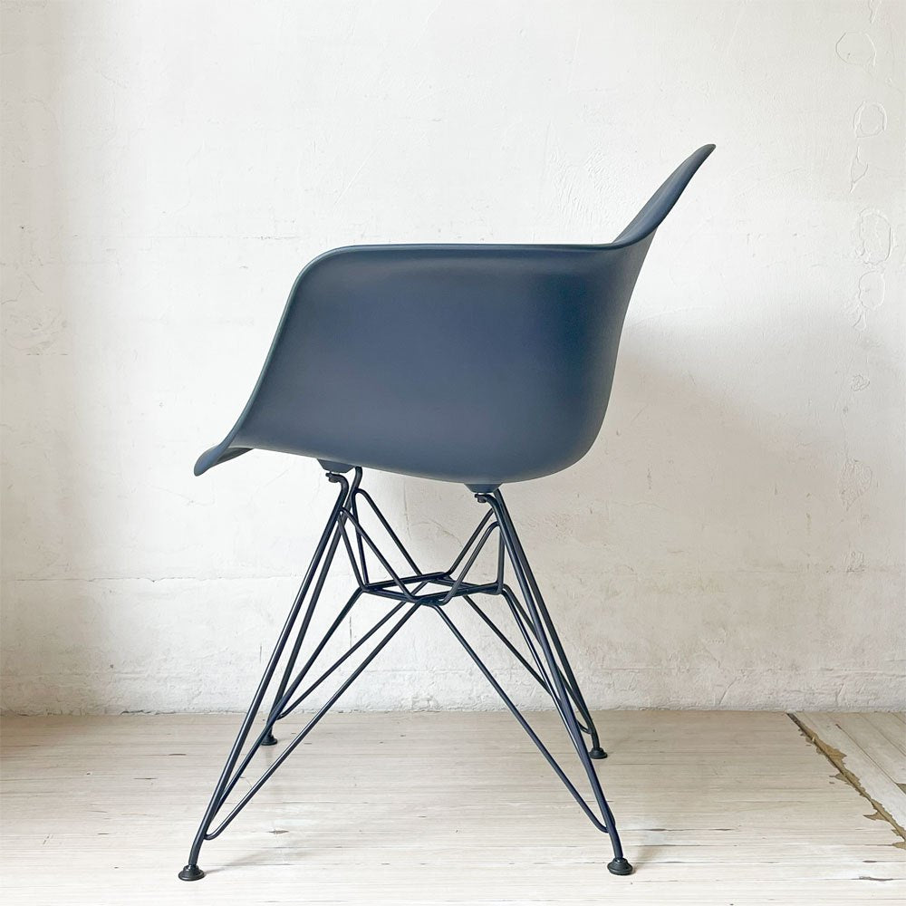 ハーマンミラー Herman Miller x ヘイ HAY アームシェルチェア ポリプロピレン エッフェルベース ブラックブルー イームズ ミッドセンチュリー ★