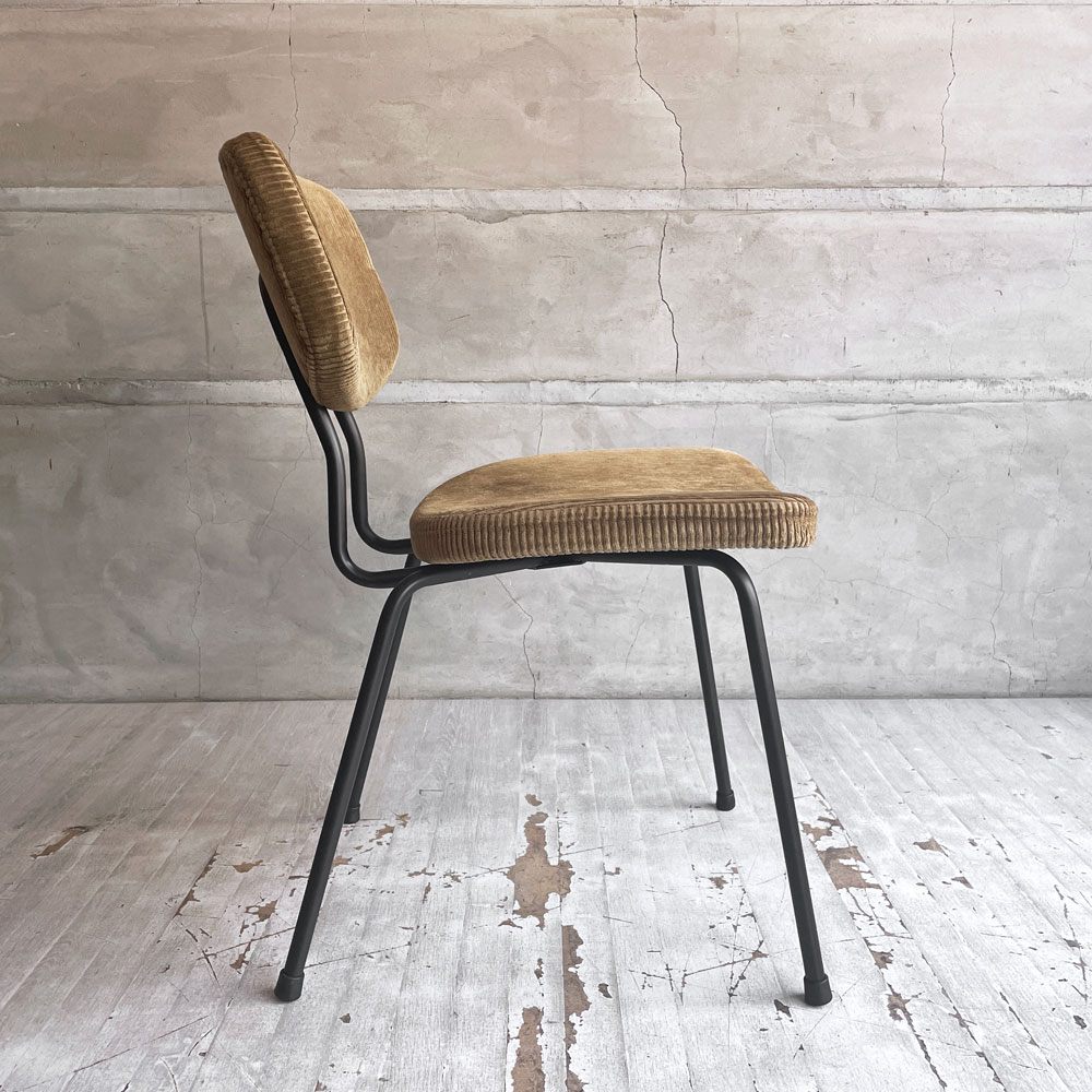 トラックファニチャー TRUCK FURNITURE スット ダイニングチェア SUTTO DINING CHAIR コーデュロイ×スチールフレーム インダストリアル A ♪