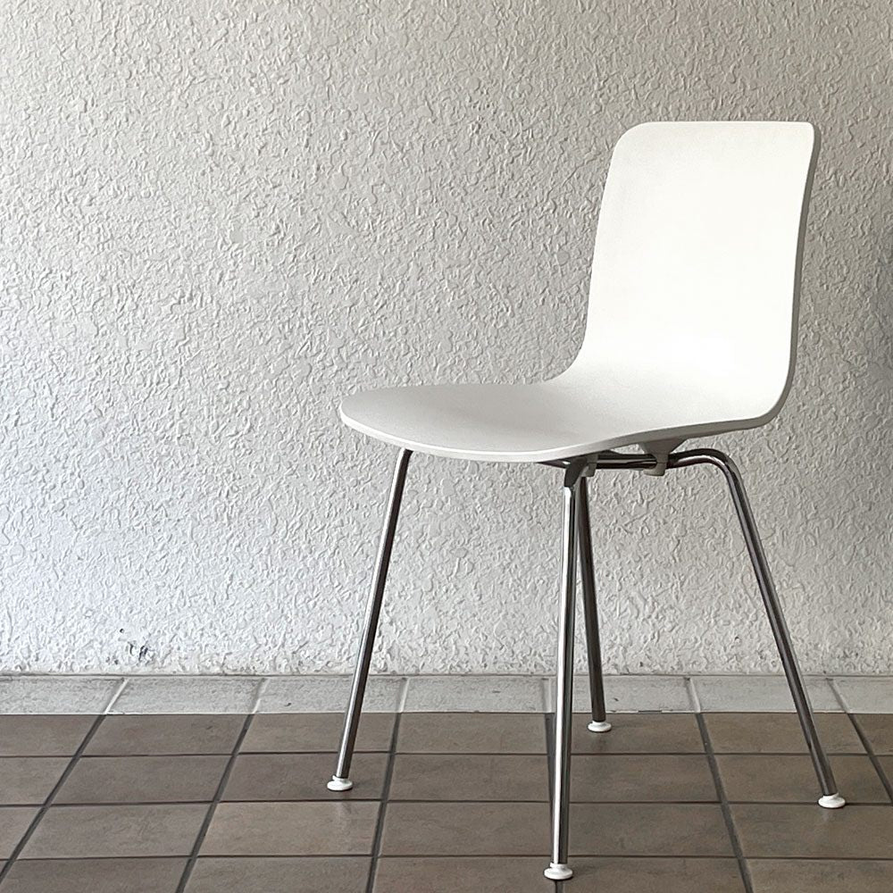 ヴィトラ vitra ハル チューブ HAL Tube サイドチェア ダイニングチェア ホワイト アンスタッカブル スタッキング不可 ジャスパー・モリソン B ◇