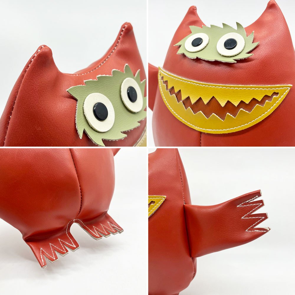 ナウガハイド Naugahyde ナウガモンスター Sサイズ レッド アメリカ ユニロイヤル社 Gram社日本版復刻 ●