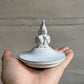 アスティエ・ド・ヴィラット Astier de Villatte グラン・シャレ Grand Chalet キャンドルカバー Bouquet shaped handle キャンドルリッド グラスキャンドル用 陶器 フランス ♪