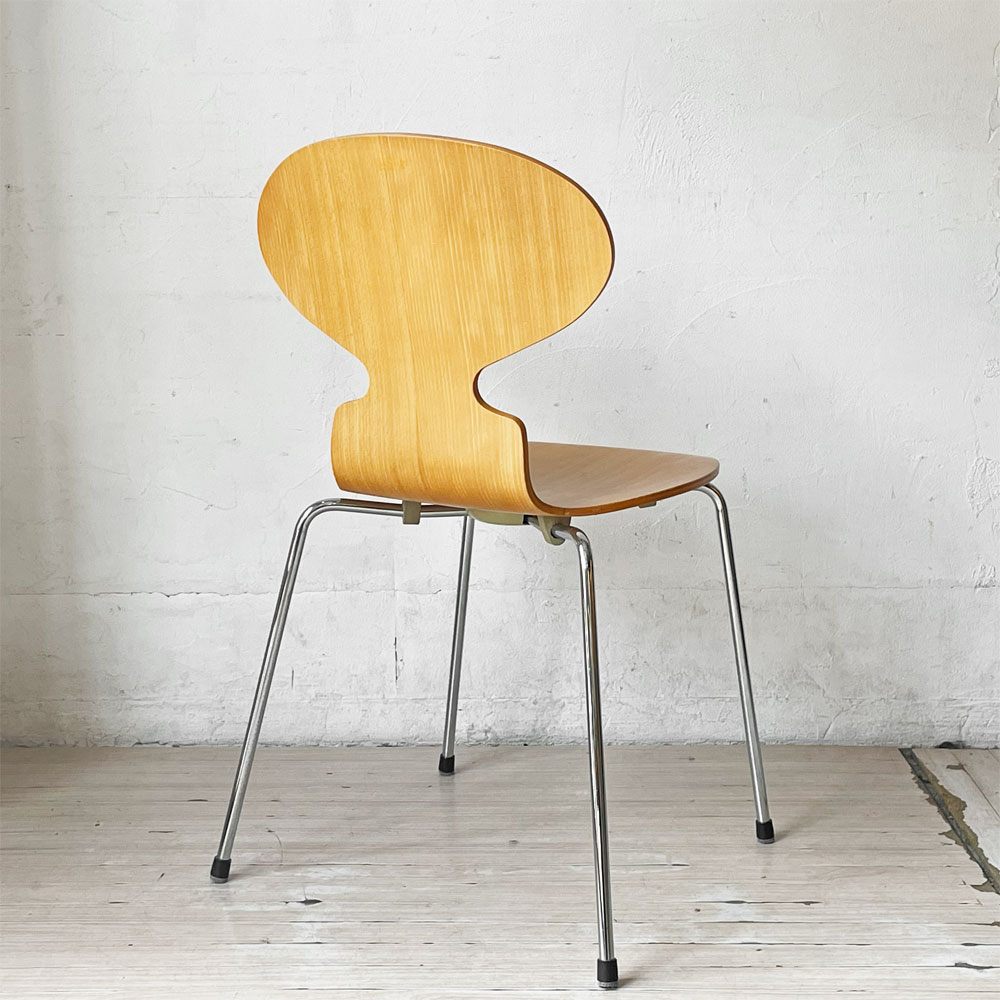 フリッツハンセン Fritz Hansen 3101 アリンコチェア アントチェア 4本脚 ナチュラルビーチ ラッカー仕上げ フェルトグライズ アルネ・ヤコブセン B ★