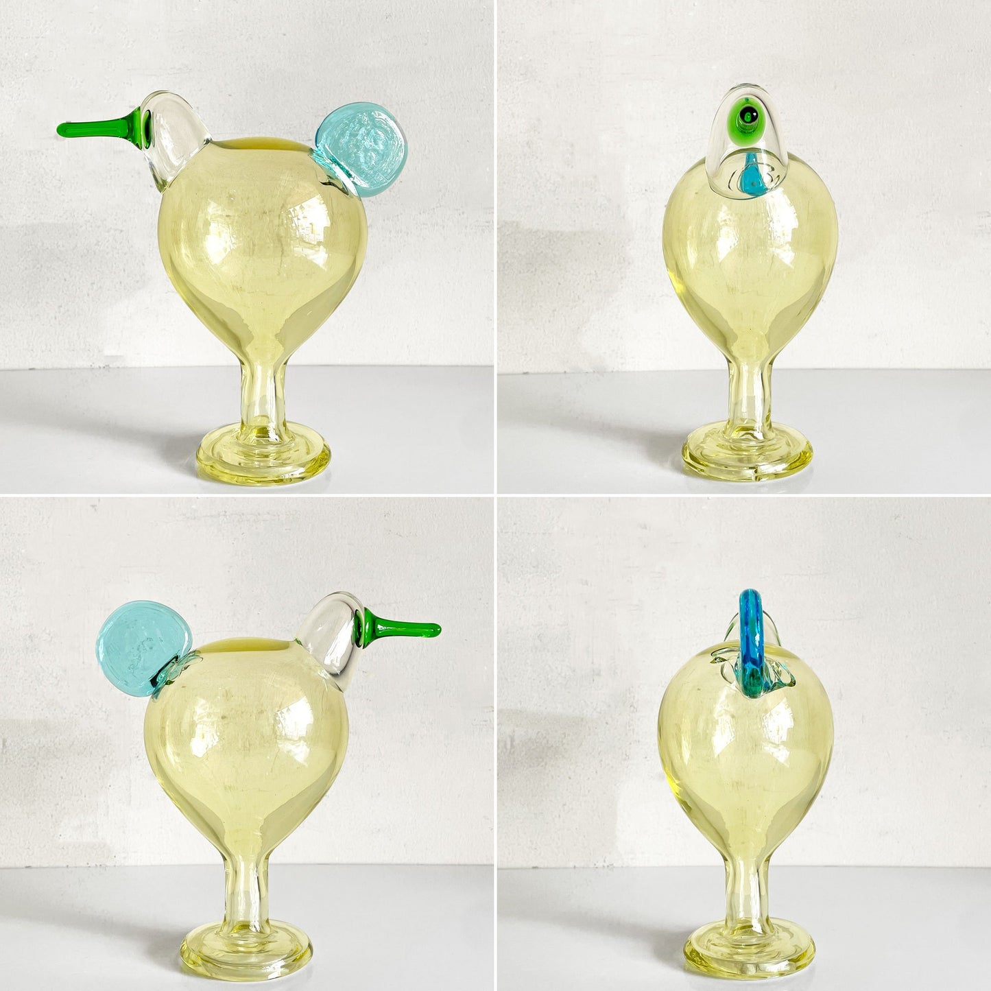 イッタラバード iittala バーズバイトイッカ Birds by Toikka スロ Sulo 脚付き スコープ復刻品 2021年 94/500 オイバ・トイッカ 北欧雑貨 ヒビ有 ■