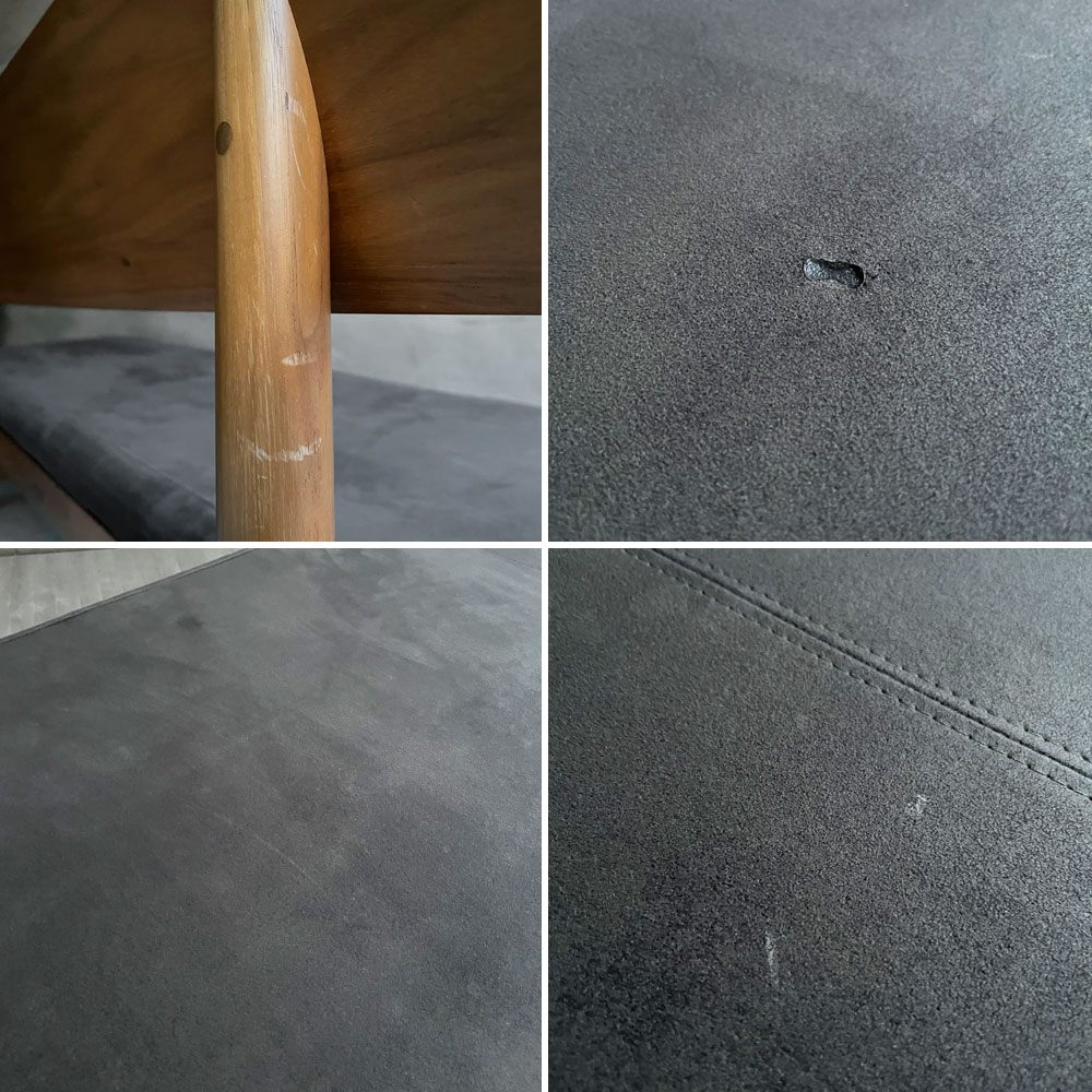 カリモク karimoku CU72モデル 3人掛け椅子ロング ダイニングベンチ ベンチチェア 長椅子 ウォールナット材 プレミアムオーダー カバーリング♪