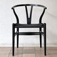 カールハンセン＆サン Carl Hansen & Son CH24 Yチェア ブラックラッカー × ブラックペーパーコード 座面高43cm ハンス・J・ウェグナー オーク材 ◇