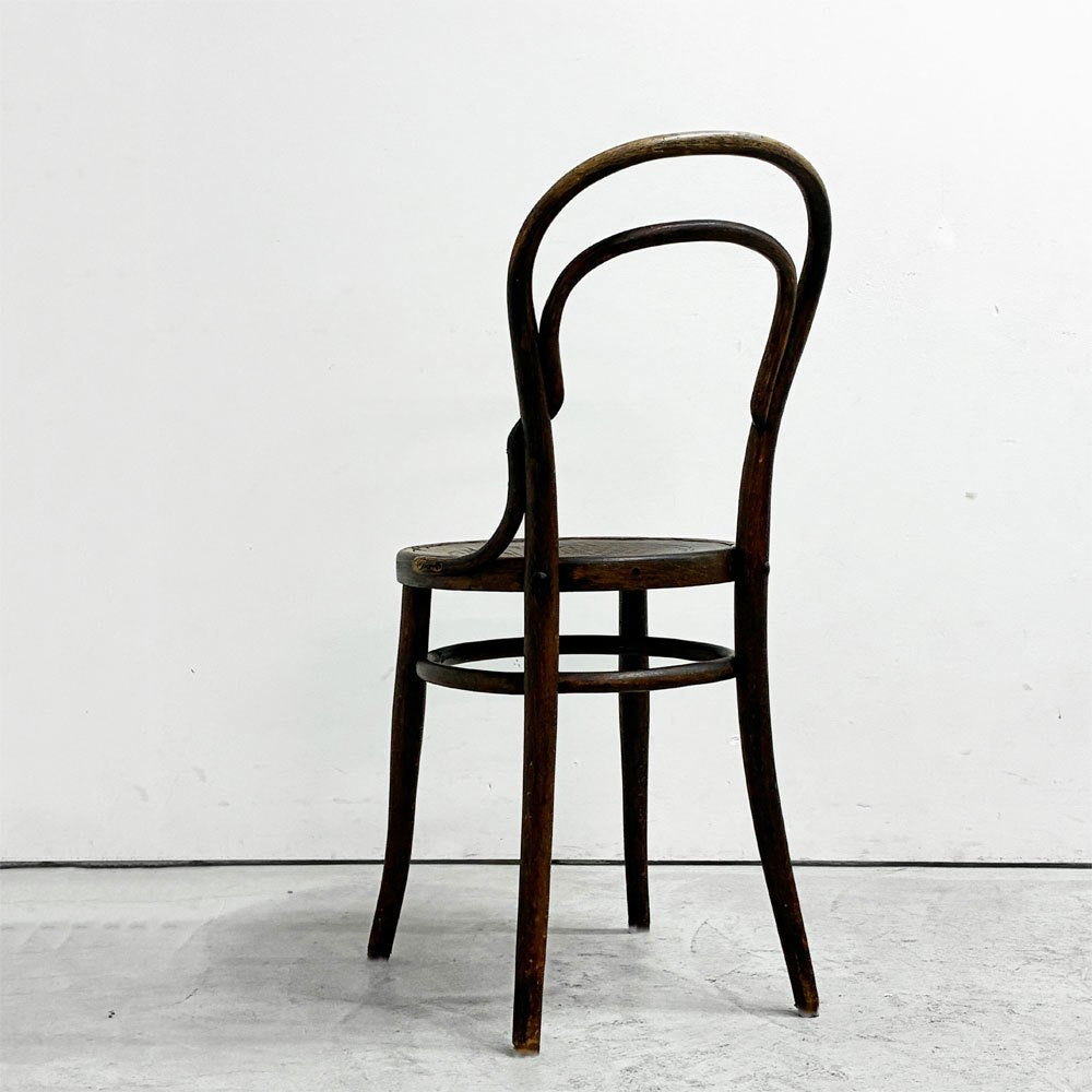 ビンテージ ベントウッドチェア Vintage Bent wood 曲木椅子 サイドチェア ダイニングチェア カフェ ヨーロピアンビンテージ ●