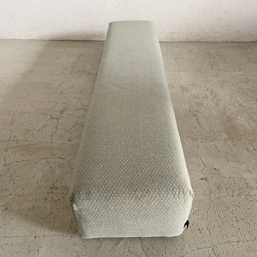 アクタス ACTUS キューブスツール CUBES STOOL クッションベンチ ベンチソファ W150cm ファブリック グリーン系 カバーリング 参考価格￥37,800- 廃番 A 〓