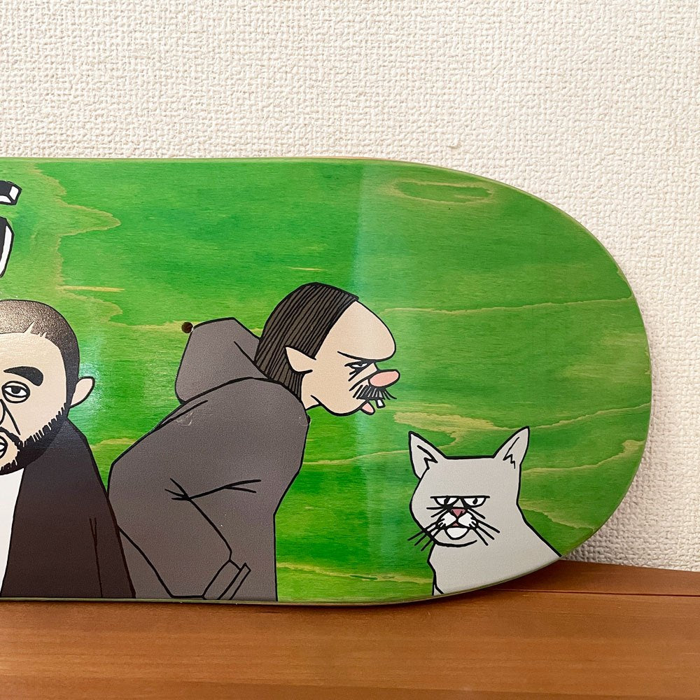 花井祐介 YUSUKE HANAI フレンズ FRIENDS スケートボード デッキ グリーン W20.2cm 8インチ 2022年 未使用展示品 ◎
