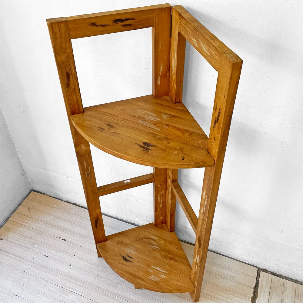 アクメ ファニチャー ACME furniture ディーボディー d-Bodhi トロイ TROY S コーナーシェルフ 3段 チーク古材 インダストリアルテイスト ★
