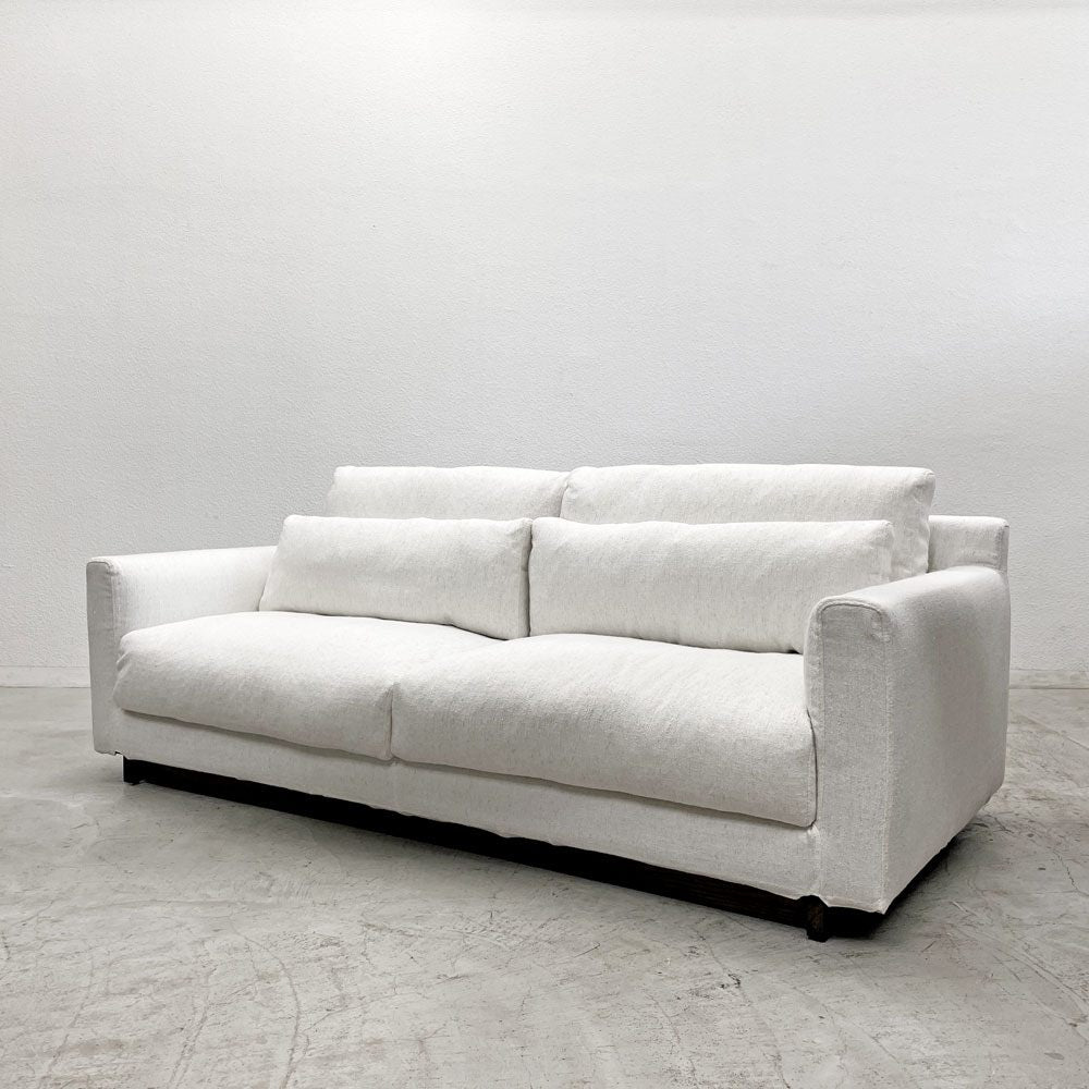 ノーウェアライクホーム NOWHERE LIKE HOME リフ RIFF 3Pソファ 3人掛け W206cm 関家具 展示未使用品 〓