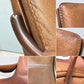 ベルグファニチャー Berg Furniture ラウンジチェア シングルソファ オーク材 本革 ブラウン 北欧 デンマーク ◎