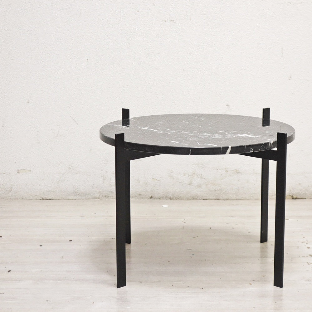 オックスデンマーク OX DENMARQ シングルデックテーブル SINGLE DECK TABLE 大理石×スチール ブラック ●