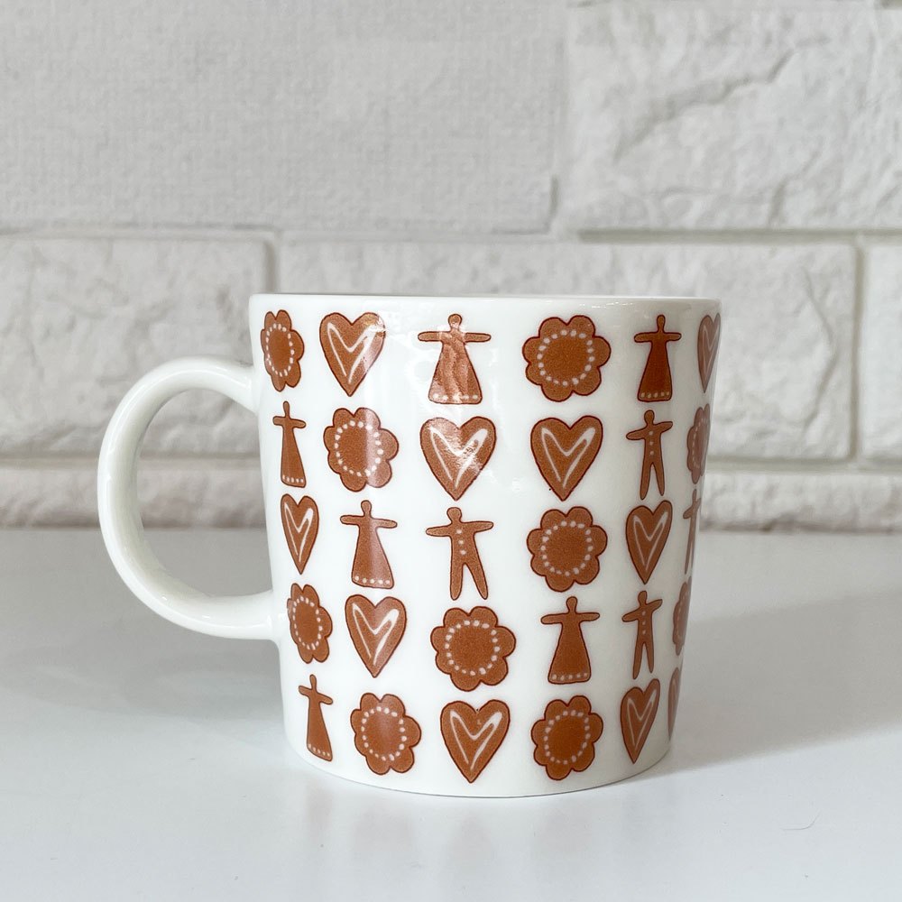 アラビア ARABIA ジンジャーブレッドクッキー クリスマス マグ ピエタリ・ポスティ 2004年限定 北欧雑貨 ◎