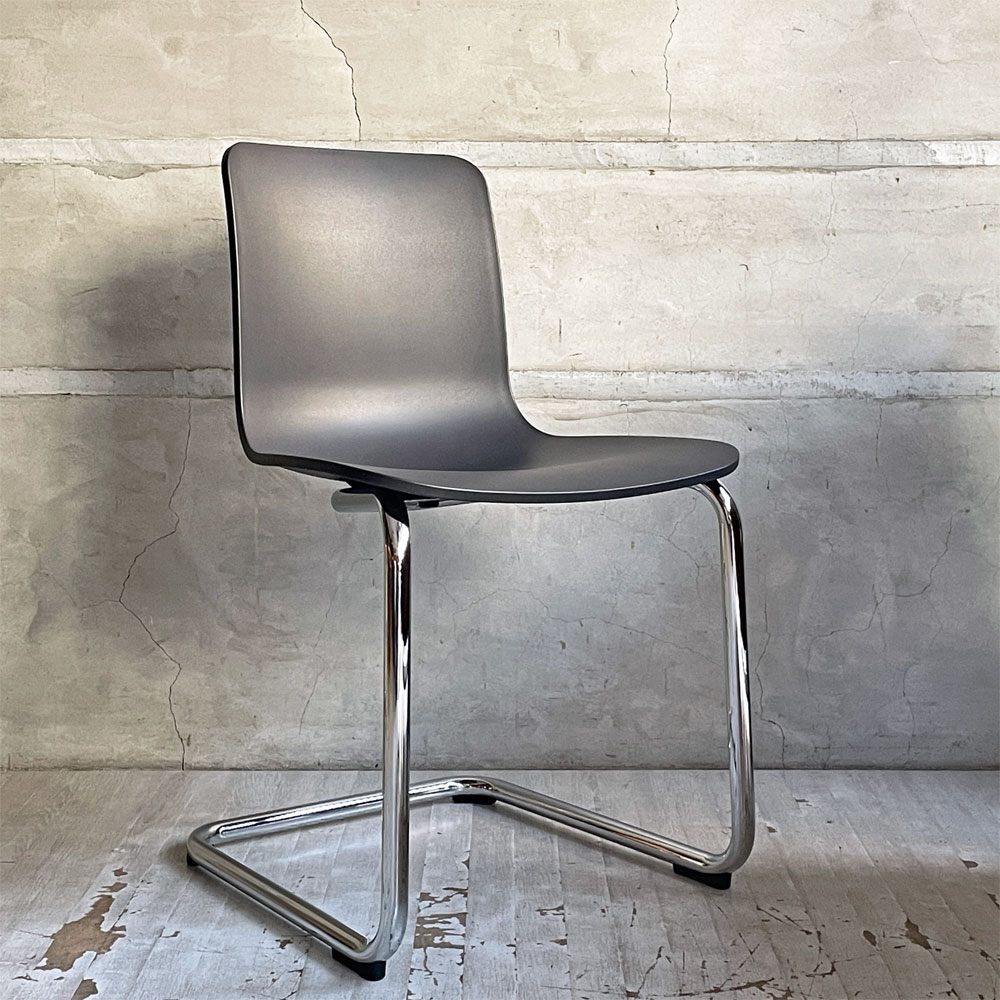 ヴィトラ Vitra ハル RE キャンチレバー HAL RE CANTILEVER ダイニングチェア ブラック ジャスパー モリソン カンチレバー モダン B ♪
