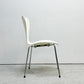 フリッツハンセン Fritz Hansen 3107 セブンチェア ホワイト ラッカー仕上げ スタッキング アルネ・ヤコブセン デンマーク 北欧家具 B ●