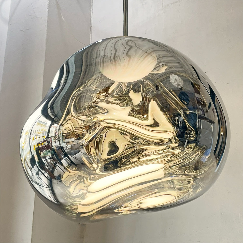 トムディクソン Tom Dixon メルト MELT 50 クローム ペンダントライト 内臓LED ヤマギワ取扱 未使用品 箱付 定価￥275,000- ★