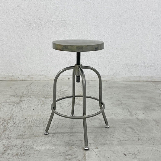 アデペシュ a.depeche インダストリアル スクリュー スツール industrial screw stool 昇降式 店舗什器 定価15,950円 B 〓