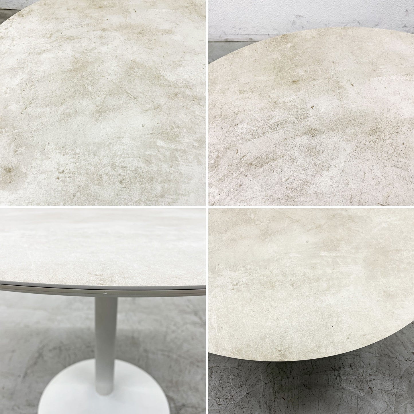 ボーコンセプト BoConcept ニューヨーク New York ダイニングテーブル ラウンド Φ99cm アッシュセラミック天板 モダンデザイン 〓